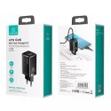 Usams USAMS Ład. siec. T41 USB-C+USB GaN 47W PD+QC (only head) Fast Charging czarny/black CC137TC01 (US-CC137)