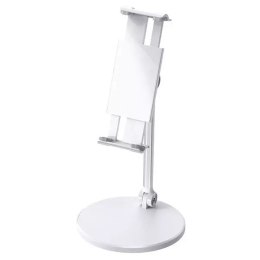 Usams USAMS Uchwyt biurkowy na telefon/tablet biały/white ZJ057ZJ02 (US-ZJ057) Metal