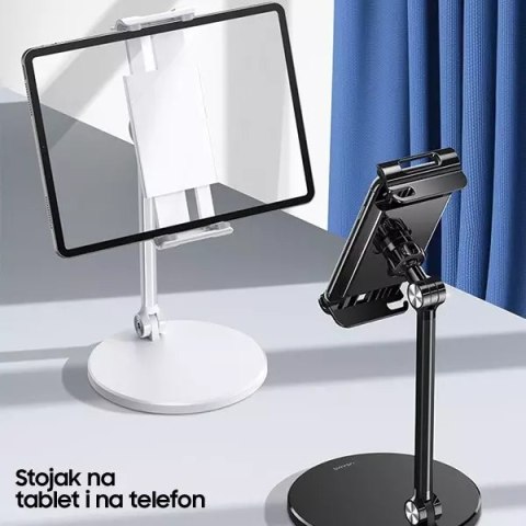 Usams USAMS Uchwyt biurkowy na telefon/tablet biały/white ZJ057ZJ02 (US-ZJ057) Metal Usams USAMS Uchwyt biurkowy na telefon/tablet biały/white ZJ057ZJ02 (US-ZJ057) Metal