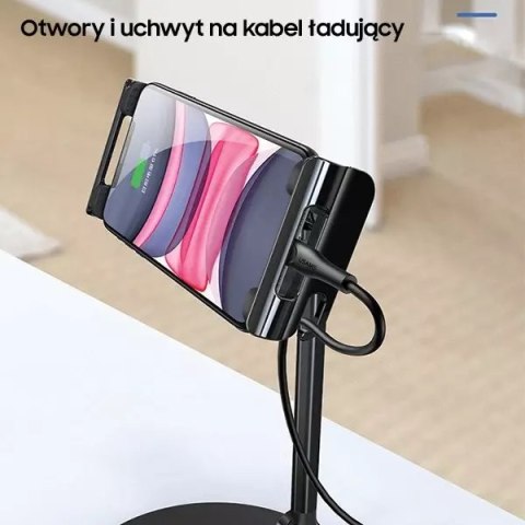 Usams USAMS Uchwyt biurkowy na telefon/tablet biały/white ZJ057ZJ02 (US-ZJ057) Metal Usams USAMS Uchwyt biurkowy na telefon/tablet biały/white ZJ057ZJ02 (US-ZJ057) Metal