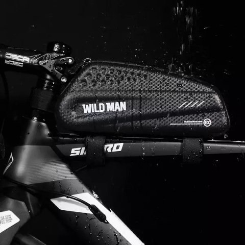 Wildman Etui/sakwa na ramę roweru WILDMAN EX uchwyt rowerowy czarna/black Wildman Etui/sakwa na ramę roweru WILDMAN EX uchwyt rowerowy czarna/black