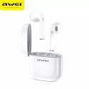 Awei AWEI Słuchawki Bluetooth 5.0 T28 TWS + stacja dokująca Białe
