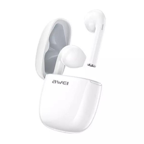 Awei AWEI Słuchawki Bluetooth 5.0 T28 TWS + stacja dokująca Białe Awei AWEI Słuchawki Bluetooth 5.0 T28 TWS + stacja dokująca Białe
