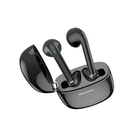 Awei AWEI Słuchawki bezprzewodowe Bluetooth 5.0 T28P TWS + stacja dokująca czarne Awei AWEI Słuchawki bezprzewodowe Bluetooth 5.0 T28P TWS + stacja dokująca czarne