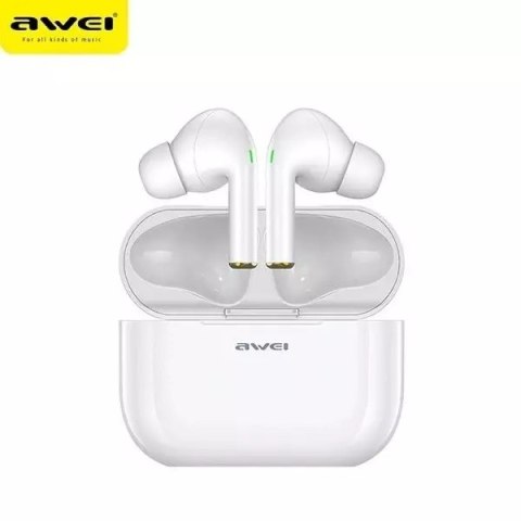 Awei AWEI Słuchawki bezprzewodowe Bluetooth 5.0 T29 TWS + stacja dokująca Białe Awei AWEI Słuchawki bezprzewodowe Bluetooth 5.0 T29 TWS + stacja dokująca Białe