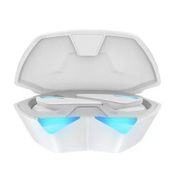 Awei AWEI słuchawki Bluetooth 5.0 T23 TWS + stacja dokująca gamingowe biały/white