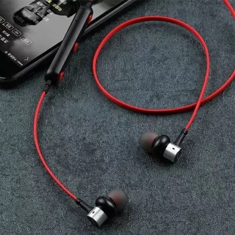 Awei AWEI słuchawki sportowe Bluetooth B923BL czerwony/red magnetyczne