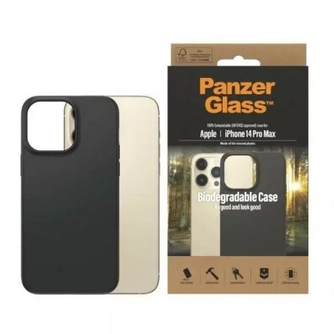 PanzerGlass Etui PanzerGlass Biodegradable Case do iPhone 14 Pro Max 6,7" czarny/black 0420 PanzerGlass Etui PanzerGlass Biodegradable Case do iPhone 14 Pro Max 6,7" czarny/black 0420