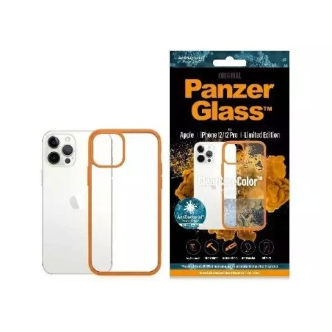 PanzerGlass Etui PanzerGlass ClearCase do iPhone 12/12 Pro Orange AB PanzerGlass Etui PanzerGlass ClearCase do iPhone 12/12 Pro Orange AB
