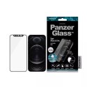 PanzerGlass Szkło PanzerGlass E2E Microfracture do iPhone 12 /12 Pro 6,1" CamSlider Swarovsky Case Friendly AntiBacterial czarny/black