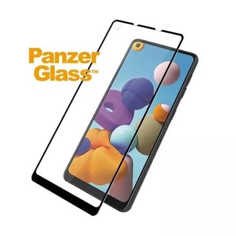 PanzerGlass Szkło PanzerGlass E2E Regular do Samsung A21 A215 Case Friendly czarny/black PanzerGlass Szkło PanzerGlass E2E Regular do Samsung A21 A215 Case Friendly czarny/black