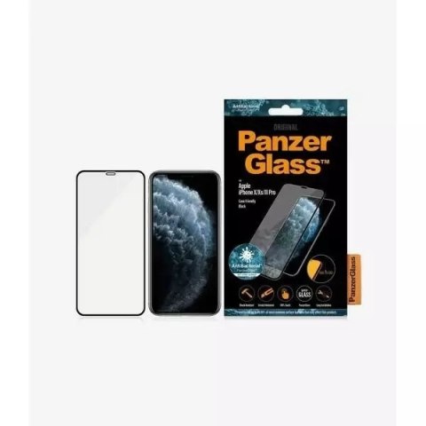 PanzerGlass Szkło PanzerGlass E2E Super+ do iPhone X/XS /11 Pro Case Friendly czarny/black PanzerGlass Szkło PanzerGlass E2E Super+ do iPhone X/XS /11 Pro Case Friendly czarny/black