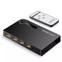 UGreen Ugreen przełącznik rozdzielacz splitter switch HDMI - 3x HDMI 3D 4K 7,5 Gbps 36 bit na kanał czarny (40234)