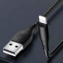 Usams USAMS Kabel U18 lightning 2A Fast Charge 1m czarny/black SJ266USB01 (US-SJ266)