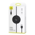 Usams USAMS Ładowarka indukcyjna US-CC096 10W z kablem lightning czarny/black CC96WH01