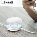Usams USAMS Ładowarka indukcyjna US-CC096 10W z kablem lightning czarny/black CC96WH01