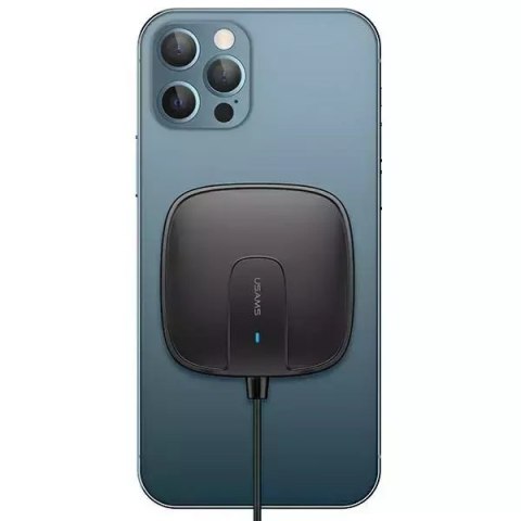 Usams USAMS Ładowarka indukcyjna US-CD159 magnetic W1 15W Extra-thin iPhone 12 series czarny/black CD159DZ01 Usams USAMS Ładowarka indukcyjna US-CD159 magnetic W1 15W Extra-thin iPhone 12 series czarny/black CD159DZ01
