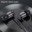 Usams USAMS Słuchawki EP-46 jack 3,5 mm czarny/black 1,2m HSEP4601