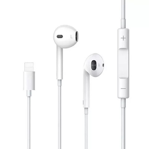 Usams USAMS Słuchawki stereo EP-24 lightning iPhone 7/8/X/XS/XS Max/XR biały/white HSEP2401 Usams USAMS Słuchawki stereo EP-24 lightning iPhone 7/8/X/XS/XS Max/XR biały/white HSEP2401