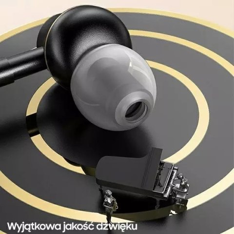 Usams USAMS Słuchawki stereo EP-43 metal USB-C czarny/black HSEP4301 Usams USAMS Słuchawki stereo EP-43 metal USB-C czarny/black HSEP4301