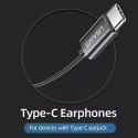 Usams USAMS Słuchawki stereo EP-46 USB-C czarny/black 1,2m HSEP4603