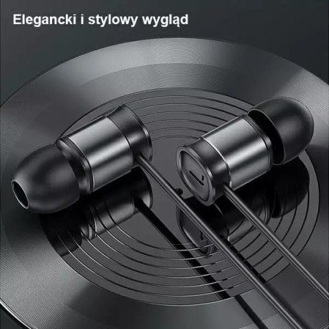 Usams USAMS Słuchawki stereo EP-46 USB-C czarny/black 1,2m HSEP4603 Usams USAMS Słuchawki stereo EP-46 USB-C czarny/black 1,2m HSEP4603