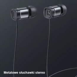 Usams USAMS Słuchawki stereo EP-46 USB-C czerwony/red 1,2m HSEP4604
