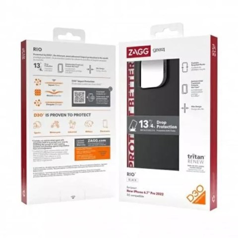 Gear4 Etui Gear4 Rio Snap do iPhone 14 Pro Max 6,7" czarny/black 50759 Gear4 Etui Gear4 Rio Snap do iPhone 14 Pro Max 6,7" czarny/black 50759