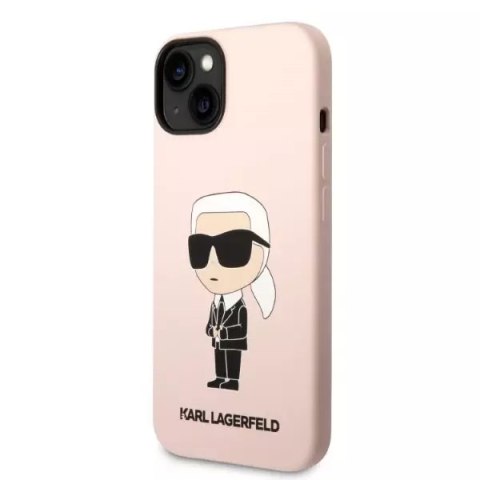 Karl Lagerfeld Etui Karl Lagerfeld KLHMP14MSNIKBCP do iPhone 14 Plus 6,7" hardcase Silicone Ikonik Magsafe różowy/pink Karl Lagerfeld Etui Karl Lagerfeld KLHMP14MSNIKBCP do iPhone 14 Plus 6,7" hardcase Silicone Ikonik Magsafe różowy/pink