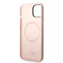Karl Lagerfeld Etui Karl Lagerfeld KLHMP14MSNIKBCP do iPhone 14 Plus 6,7" hardcase Silicone Ikonik Magsafe różowy/pink