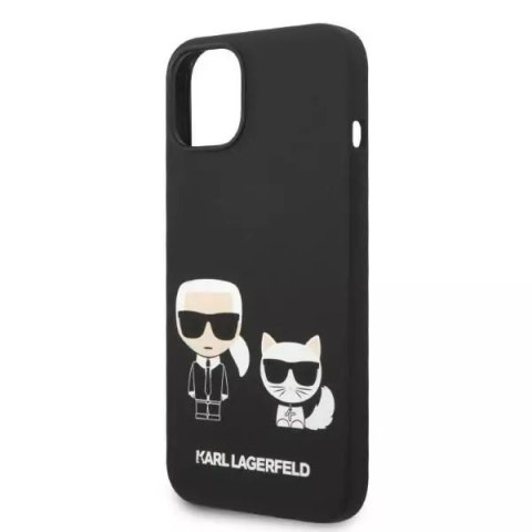 Karl Lagerfeld Etui Karl Lagerfeld KLHMP14MSSKCK do iPhone 14 Plus 6,7" hardcase Liquid Silicone Karl & Choupette Magsafe czarny/black Karl Lagerfeld Etui Karl Lagerfeld KLHMP14MSSKCK do iPhone 14 Plus 6,7" hardcase Liquid Silicone Karl & Choupette Magsafe czarny/black