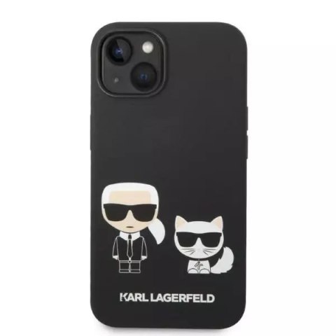 Karl Lagerfeld Etui Karl Lagerfeld KLHMP14MSSKCK do iPhone 14 Plus 6,7" hardcase Liquid Silicone Karl & Choupette Magsafe czarny/black Karl Lagerfeld Etui Karl Lagerfeld KLHMP14MSSKCK do iPhone 14 Plus 6,7" hardcase Liquid Silicone Karl & Choupette Magsafe czarny/black