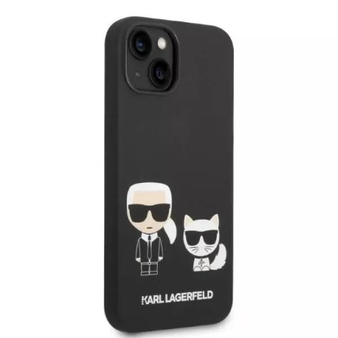Karl Lagerfeld Etui Karl Lagerfeld KLHMP14MSSKCK do iPhone 14 Plus 6,7" hardcase Liquid Silicone Karl & Choupette Magsafe czarny/black Karl Lagerfeld Etui Karl Lagerfeld KLHMP14MSSKCK do iPhone 14 Plus 6,7" hardcase Liquid Silicone Karl & Choupette Magsafe czarny/black