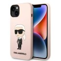Karl Lagerfeld Etui Karl Lagerfeld KLHMP14SSNIKBCP do iPhone 14 6,1" hardcase Silicone Ikonik Magsafe