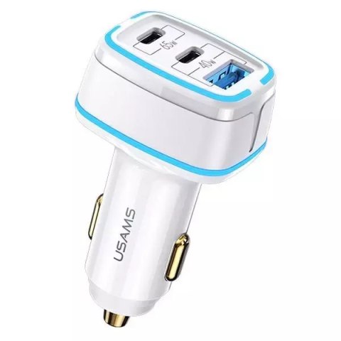 Usams USAMS Ład. sam. 2xUSB-C+1xUSB C24 105W Fast Charge biały/white CC141TC02 (US-CC141) Usams USAMS Ład. sam. 2xUSB-C+1xUSB C24 105W Fast Charge biały/white CC141TC02 (US-CC141)
