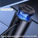 Usams USAMS Ład. sam. 3xUSB 1xUSB-C 156W czarny/black CC161CC01 (US-CC161)