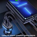 Usams USAMS Ładowarka samochodowa 2xUSB+1xUSB-C 80W Fast Charge niebieski/blue CC159CC02 (US-CC159)