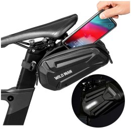 Wildman Sakwa rowerowa Wildman Bicycle Saddle Bag XT7 Etui torba na rower uchwyt rowerowy pod siodełko 1.2l Czarna