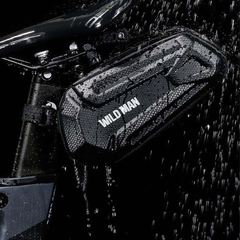 Wildman Sakwa rowerowa Wildman Bicycle Saddle Bag XT7 Etui torba na rower uchwyt rowerowy pod siodełko 1.2l Czarna Wildman Sakwa rowerowa Wildman Bicycle Saddle Bag XT7 Etui torba na rower uchwyt rowerowy pod siodełko 1.2l Czarna