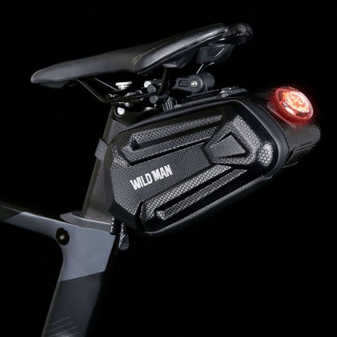 Wildman Sakwa rowerowa Wildman Bicycle Saddle Bag XT7 Etui torba na rower uchwyt rowerowy pod siodełko 1.2l Czarna Wildman Sakwa rowerowa Wildman Bicycle Saddle Bag XT7 Etui torba na rower uchwyt rowerowy pod siodełko 1.2l Czarna