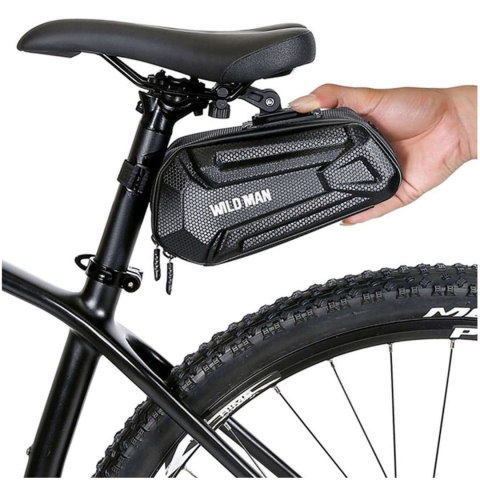 Wildman Sakwa rowerowa Wildman Bicycle Saddle Bag XT7 Etui torba na rower uchwyt rowerowy pod siodełko 1.2l Czarna Wildman Sakwa rowerowa Wildman Bicycle Saddle Bag XT7 Etui torba na rower uchwyt rowerowy pod siodełko 1.2l Czarna