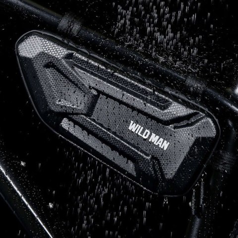 Wildman Sakwa rowerowa Wildman Hard Shell Bicycle Bag XT4 Etui torba na rower motor pod ramę 1,5L Czarna Wildman Sakwa rowerowa Wildman Hard Shell Bicycle Bag XT4 Etui torba na rower motor pod ramę 1,5L Czarna