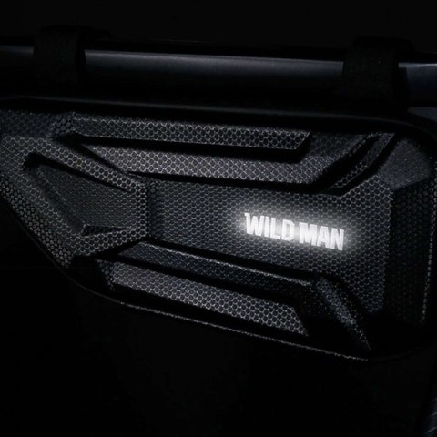 Wildman Sakwa rowerowa Wildman Hard Shell Bicycle Bag XT4 Etui torba na rower motor pod ramę 1,5L Czarna Wildman Sakwa rowerowa Wildman Hard Shell Bicycle Bag XT4 Etui torba na rower motor pod ramę 1,5L Czarna