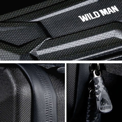 Wildman Sakwa rowerowa Wildman Hard Shell Bicycle Bag XT4 Etui torba na rower motor pod ramę 1,5L Czarna Wildman Sakwa rowerowa Wildman Hard Shell Bicycle Bag XT4 Etui torba na rower motor pod ramę 1,5L Czarna
