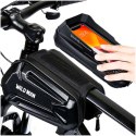 Wildman Sakwa rowerowa wodoodporna Wildman Bag XT6 Etui odpinane na telefon 6.8 cali ramę rower torba 1.2l czarna