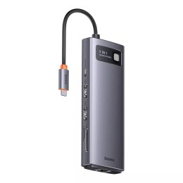 Baseus HUB Baseus Metal Gleam Series stacja dokująca HUB 9 w 1 szary (WKWG060013)