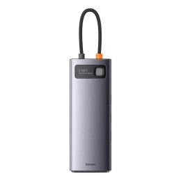 Baseus HUB Baseus Metal Gleam Series stacja dokująca HUB 9 w 1 szary (WKWG060013)