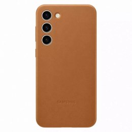 Samsung Etui na telefon Samsung Leather Cover do Samsung Galaxy S23+ Plus pokrowiec z naturalnej skóry camel (EF-VS916LAEGWW)