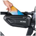 Wildman Sakwa rowerowa Wildman Hard Shell Bicycle Bag XT4 Etui torba na rower motor pod ramę 1,5L Czarna