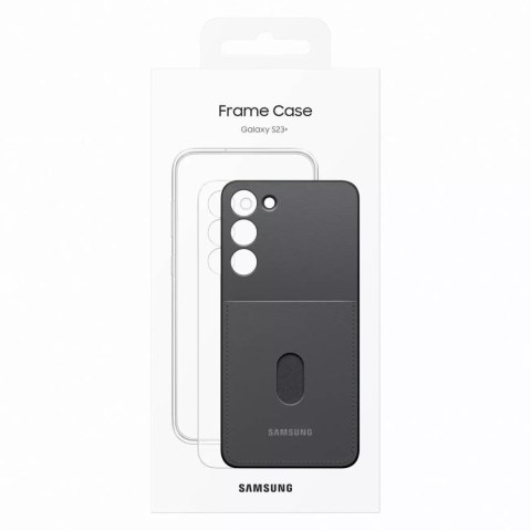 Samsung Etui Samsung Frame Cover do Samsung Galaxy S23+ Plus pokrowiec z wymiennymi pleckami czarne Samsung Etui Samsung Frame Cover do Samsung Galaxy S23+ Plus pokrowiec z wymiennymi pleckami czarne